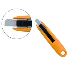 Cuter olfa mini plastico cuchilla ancha 12,5 mm retractil apto para zurdos