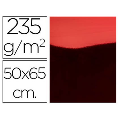 Cartulina metalizada 50 x 65 cm 235 g Liderpapel