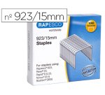 Grapas Rapesco galvanizadas 923/15 - Caja 1000