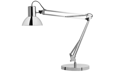 Lampara de escritorio unilux led 11w 915lm brazo giratorio 360º gris metalizado