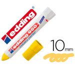 Marcador edding permanente 950 pasta opaca amarilla punta redonda 10 mm para superficies oxidadas o