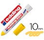 Marcador edding permanente 950 pasta opaca amarilla punta redonda 10 mm para superficies oxidadas o