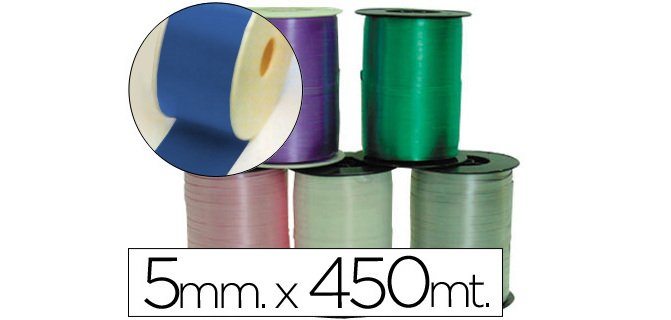 Cinta fantasia 500 mt x 5 mm azul