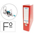 Archivador de palanca elba carton forrado pvc con rado top folio lomo 80 mm