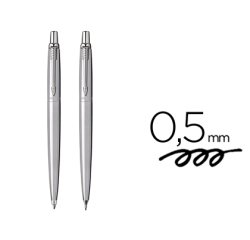 Juego parker jotter duo acero ct boligrafo + portaminas