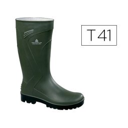 Bota deltaplus de seguridad jouca pvc verde suela de tacos talla 41