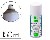 Aceite lubricante q-connect en spray para destructora de documentos bote de 150 ml