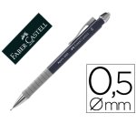 Portaminas faber castell 0,5 mm apollo retractil color azul oscuro