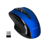 Ratón q-connect óptico inalámbrico 1000 dpi receptor usb 2,4 ghz azul