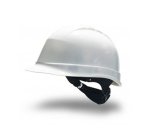 Casco faru de proteccion polietileno con ruleta y atalaje 6 puntos ventilado color blanco