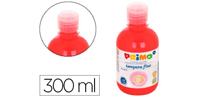 Témpera líquida escolar Primo - Bote de 300 ml