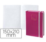 Libreta quo vadis life journal infinite dots puntos 15x21 cm 224 hojas tapa similpiel ciruela