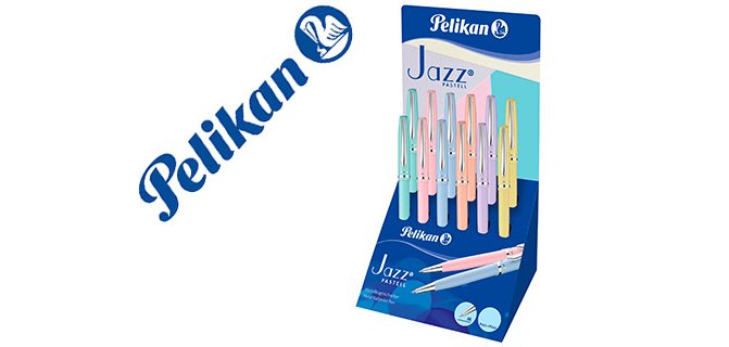 Boligrafo pelikan jazz pastel expositor de 12 unidades colores surtidos