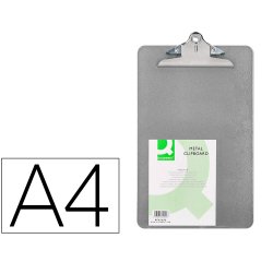 Portanotas q-connect metalico din a4