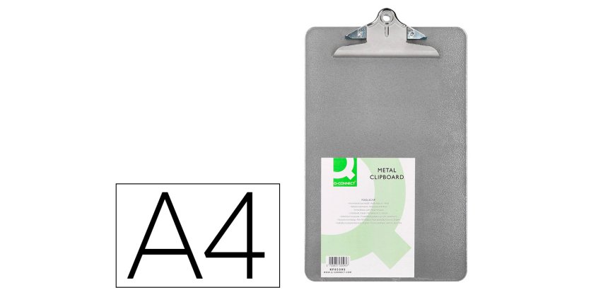 Portanotas q-connect metalico din a4