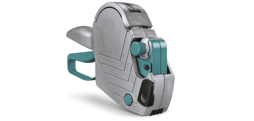 Etiquetadora meto basic 1 linea de impresion con 8 caracteres numericos para etiquetas 22x12 mm