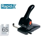 Taladrador rapid hdc65 fashion metalico/abs color negro capacidad 65 hojas