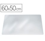 Vade sobremesa durable transparente antirreflectante 65x50 cm