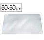 Vade sobremesa durable transparente antirreflectante 65x50 cm