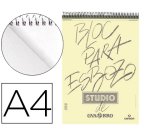 Bloc dibujo esbozo canson din a4 microperforado 21x29,7 cm 100 hojas grano fino 90 g