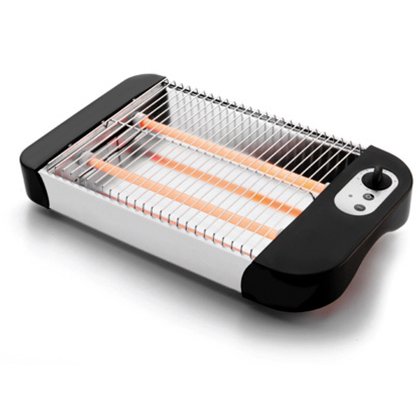 Tostador lacor plano potencia 600w con bandeja recogemigas 36x21x6,5 cm