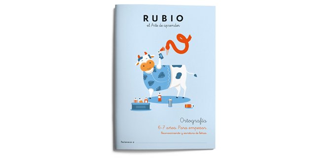Cuaderno rubio ortografía 6-7 años 