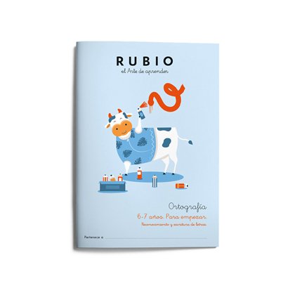 Cuaderno rubio ortografía 6-7 años