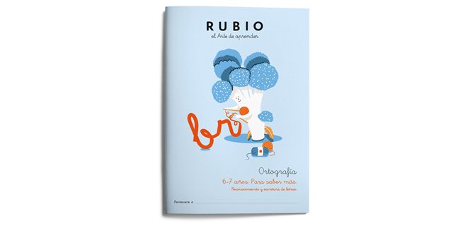 Cuaderno rubio ortografía 6-7 años 