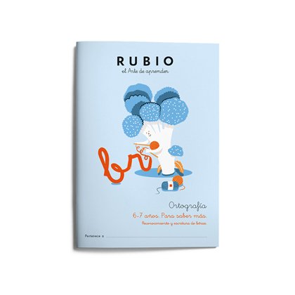 Cuaderno rubio ortografía 6-7 años