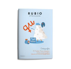 Cuaderno rubio ortografía 8-9 años 
