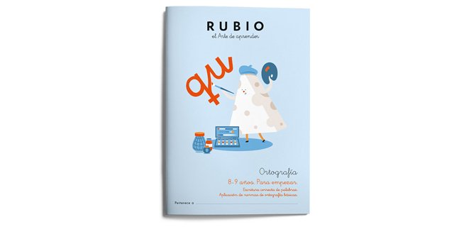 Cuaderno rubio ortografía 8-9 años 