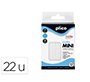 Barra termofusible plico mini translucida 8 mm de diametro x 95 mm de alto blister de 22 unidades