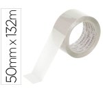 Cinta adhesiva polipropileno transparente 45 micras q-connect 132 m x 50 mm 