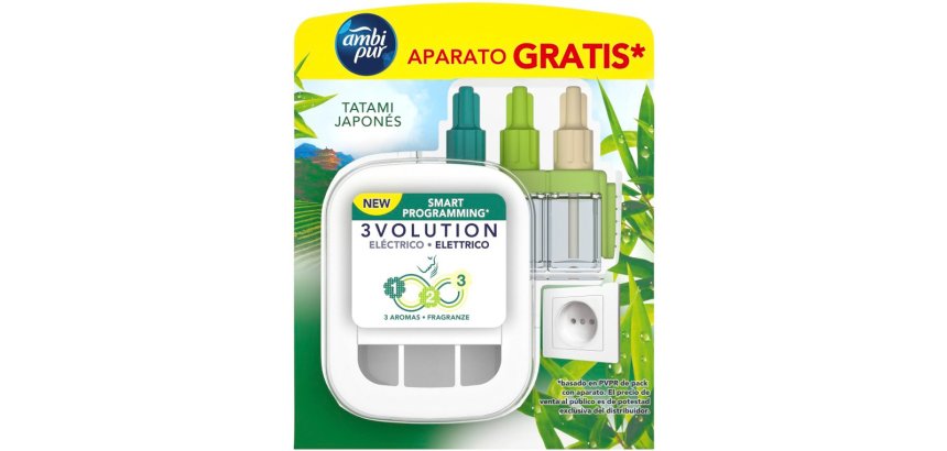 Recambio ambipur electrico 3 volution japones recambio 21 ml + Aparato Gratis