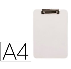 Portanotas q-connect plastico din a4 blanco 2,5mm