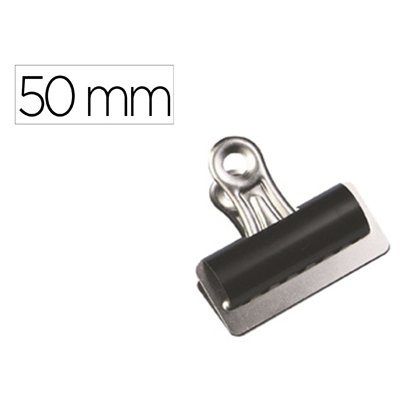 Pinza metalica q-connect pala fija 51 mm caja de 10 unidades