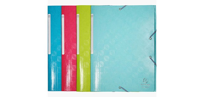 Carpetas con gomas y 3 solapas, maxi capacity 1928 600 g/m2 - Colores surtidos