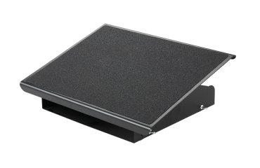 Reposapies metalico q-connect ajustable 3 alturas 415x326x103 mm