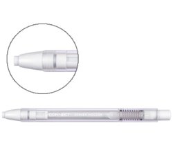 Portagomas q-connect con clip punta goma blanca redonda color blanco 5x90 mm