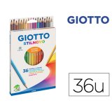 Lapices de colores giotto stilnovo caja de 36 colores surtidos