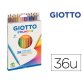 Lapices de colores giotto stilnovo caja de 36 colores surtidos