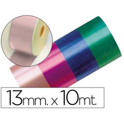 Cinta fantasia 10 mt x 13 mm rosa