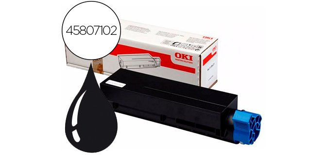 OKI 45807102 cartucho de tóner Original Negro 1 pieza(s)