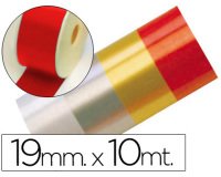 Cinta fantasia 10 mt x 19 mm rojo