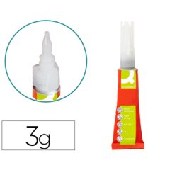 Pegamento q-connect adhesivo instantaneo fuerte 3 gr unidad