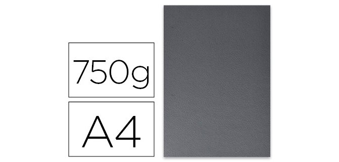 Tapa de encuadernacion fellowes din a4 carton extra rigido negro 750 gr pack de 50 unidades