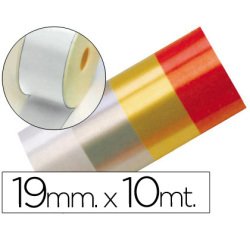 Cinta fantasia 10 mt x 19 mm blanco