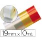 Cinta fantasia 10 mt x 19 mm blanco