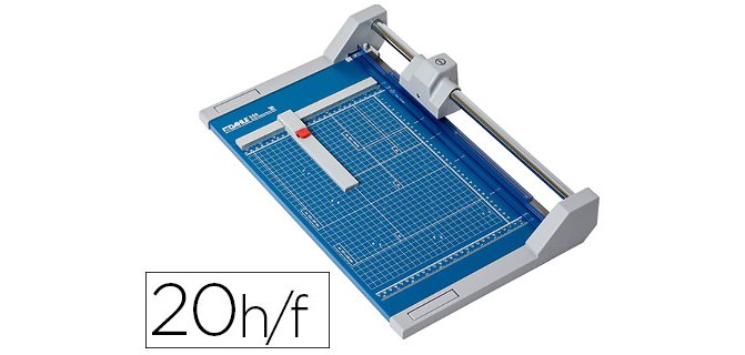Cizalla de rodillo dahle profesional 550 din a4 metalica capacidad de corte 20 hojas