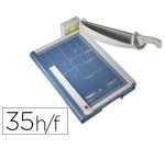 Cizalla de palanca profesional dahle 867 din a3 metalica capacidad de corte 35 hojas